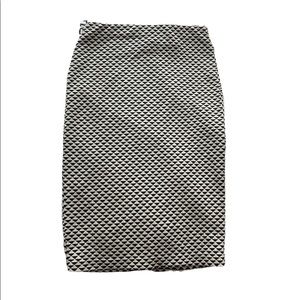 H&M Patterned Pencil Skirt